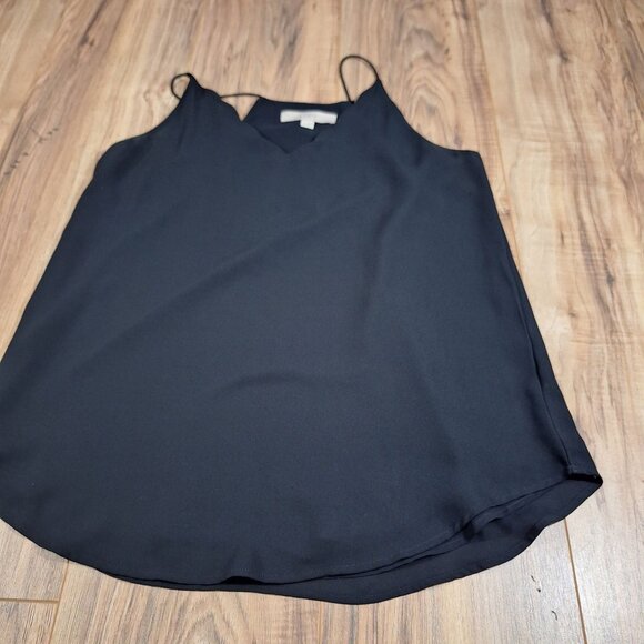 Loft black spaghetti strap shirt size small - Picture 1 of 4